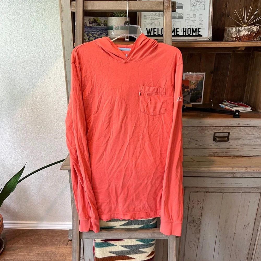 Johnnie-O men’s long sleeve hoodie shirt size medium